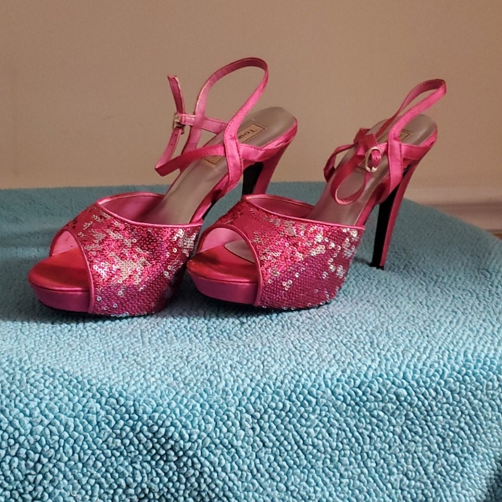Touch Ups Sequin Heels